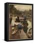 Flower Market Amsterdam-Hans Herrmann-Framed Stretched Canvas