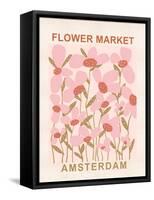 Flower Market Amsterdam-null-Framed Stretched Canvas