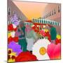 Flower Market at Columbia Road-Claire Huntley-Mounted Giclee Print