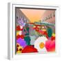 Flower Market at Columbia Road-Claire Huntley-Framed Giclee Print