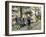 Flower Market at Hojbro Plads-Paul Gustav Fischer-Framed Giclee Print