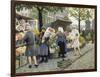 Flower Market at Hojbro Plads-Paul Gustav Fischer-Framed Giclee Print