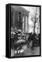 Flower Market at the Madeleine, Paris, 1931-Ernest Flammarion-Framed Stretched Canvas