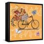 Flower Market Bicycle-Art Licensing Studio-Framed Stretched Canvas