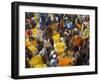 Flower Market, Calcutta, West Bengal, India-Peter Adams-Framed Photographic Print