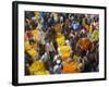 Flower Market, Calcutta, West Bengal, India-Peter Adams-Framed Photographic Print