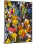 Flower Market, Calcutta, West Bengal, India-Peter Adams-Mounted Photographic Print