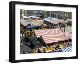 Flower Market, Cours Saleya, Nice, Alpes-Maritimes, Provence, France-Bruno Barbier-Framed Photographic Print