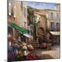 Flower Market Courtyard-Han Chang-Mounted Art Print