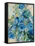 Flower Market II Blue-Silvia Vassileva-Framed Stretched Canvas