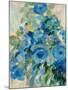Flower Market II Blue-Silvia Vassileva-Mounted Art Print