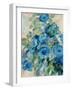 Flower Market II Blue-Silvia Vassileva-Framed Art Print