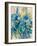 Flower Market III Blue-Silvia Vassileva-Framed Art Print