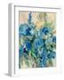 Flower Market III Blue-Silvia Vassileva-Framed Art Print