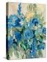 Flower Market III Blue-Silvia Vassileva-Stretched Canvas