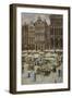Flower Market in the Grand Place, Brussels, Undated-Ketty Gilsou-Hoppe-Framed Giclee Print