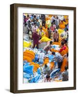 Flower Market, Kolkata (Calcutta), India-Peter Adams-Framed Photographic Print