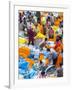 Flower Market, Kolkata (Calcutta), India-Peter Adams-Framed Photographic Print