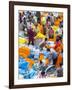 Flower Market, Kolkata (Calcutta), India-Peter Adams-Framed Photographic Print