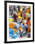 Flower Market, Kolkata (Calcutta), India-Peter Adams-Framed Photographic Print