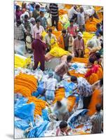 Flower Market, Kolkata (Calcutta), India-Peter Adams-Mounted Photographic Print