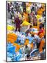 Flower Market, Kolkata (Calcutta), India-Peter Adams-Mounted Photographic Print