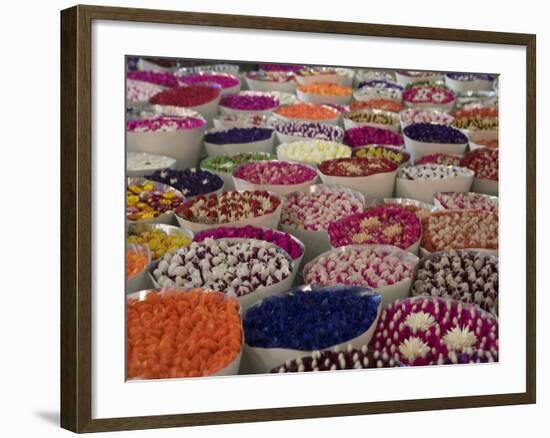 Flower Market, Kunming, Yunnan, China, Asia-Rolf Richardson-Framed Photographic Print