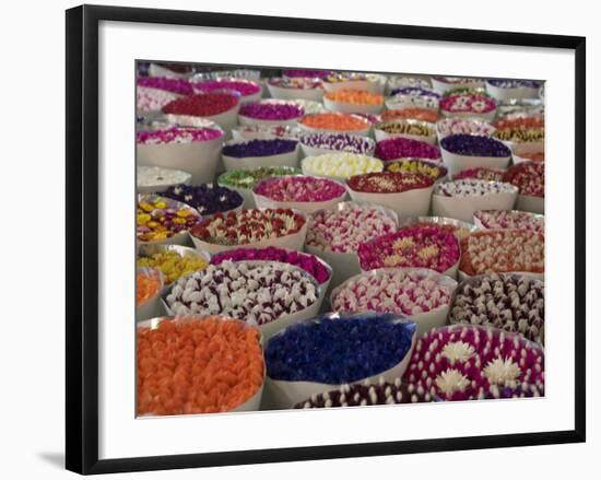 Flower Market, Kunming, Yunnan, China, Asia-Rolf Richardson-Framed Photographic Print