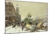 Flower Market; Marche Aux Fleurs-Eugene Galien-Laloue-Mounted Giclee Print