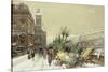 Flower Market; Marche Aux Fleurs-Eugene Galien-Laloue-Stretched Canvas