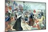 Flower Market Paris (April 1903)-null-Mounted Giclee Print