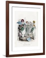 Flower Market-J^J^ Grandville-Framed Giclee Print