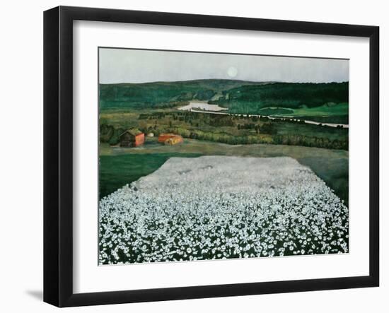 Flower Meadow in the North-Harald Sohlberg-Framed Giclee Print