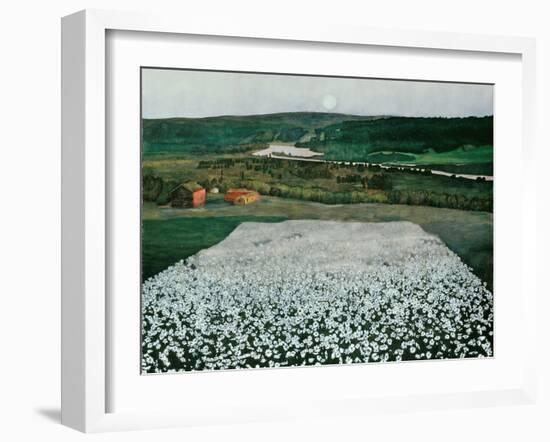 Flower Meadow in the North-Harald Sohlberg-Framed Giclee Print