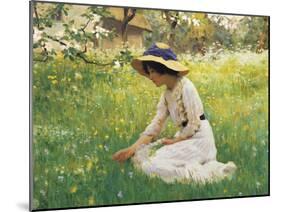 Flower Meadow-Arthur Hacker-Mounted Giclee Print