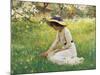 Flower Meadow-Arthur Hacker-Mounted Giclee Print