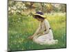 Flower Meadow-Arthur Hacker-Mounted Giclee Print