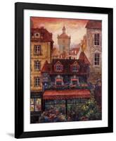 Flower Merchant of Venice-Peter Kijanitsa-Framed Art Print