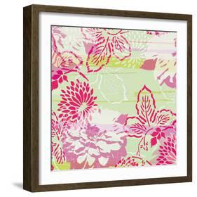 Flower Mix I-Lucy Meadows-Framed Giclee Print