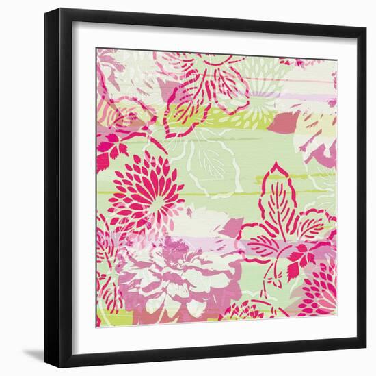 Flower Mix I-Lucy Meadows-Framed Giclee Print