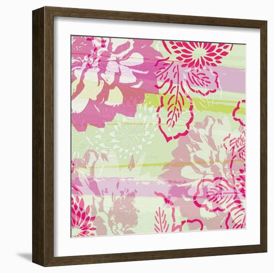 Flower Mix II-Lucy Meadows-Framed Giclee Print