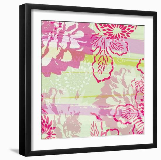 Flower Mix II-Lucy Meadows-Framed Giclee Print