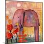 Flower Monger Elephant-Wyanne-Mounted Giclee Print