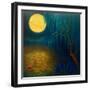 Flower Moon, 2023, (Oil on Canvas)-Lee Campbell-Framed Giclee Print