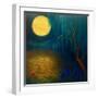 Flower Moon, 2023, (Oil on Canvas)-Lee Campbell-Framed Giclee Print