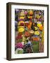 Flower Necklace Sellers in City Market, Bengaluru, Karnataka State, India-Marco Cristofori-Framed Photographic Print
