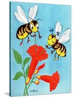 Flower Nectar - Jack & Jill-Wilmer H. Wickham-Stretched Canvas