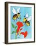 Flower Nectar - Jack & Jill-Wilmer H. Wickham-Framed Giclee Print