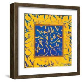 Flower Ochre-Lillian Pasenar-Framed Art Print