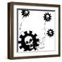 Flower Of Evil #1-JeffreyThompson-Framed Art Print